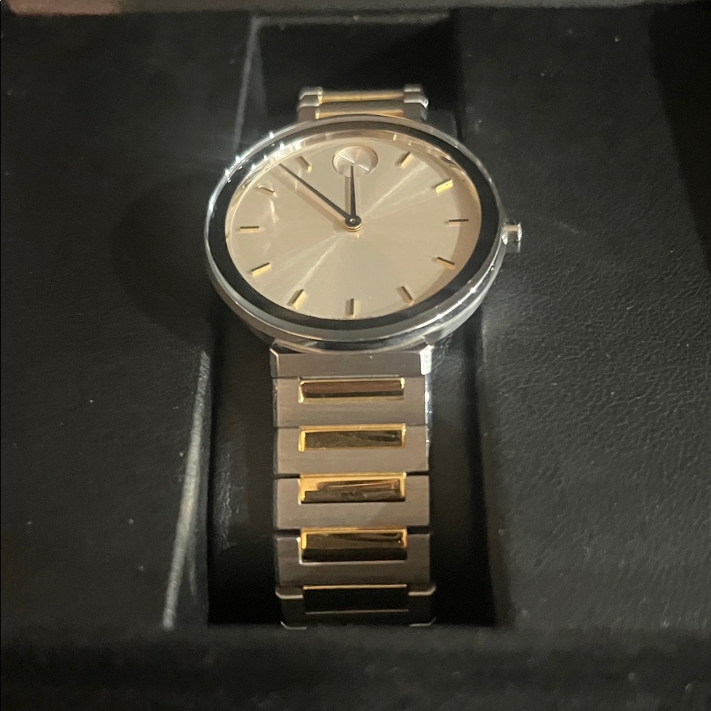 Women’s Movado Silver and Gold Watch - Picture 3 of 5